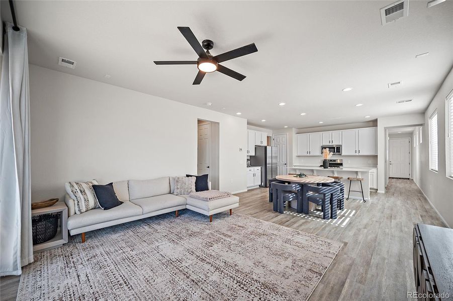 Furnished interior view inside a new home in Paint Brush Hills, Peyton (Image 21).