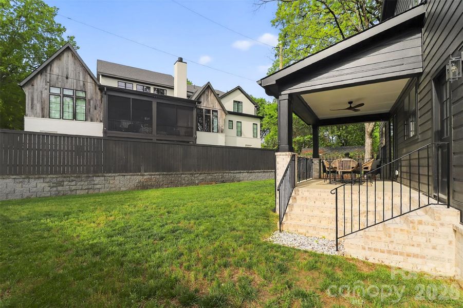 Exterior details and patio area of a home in , Charlotte (Image 4). Exterior details and patio area of a home in , Charlotte (Image 4).