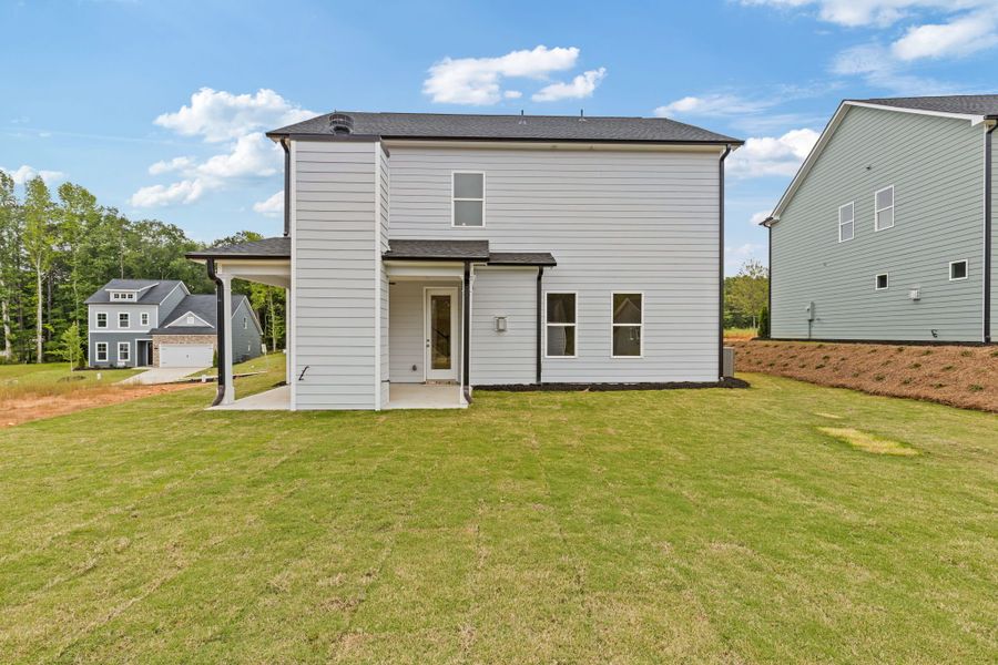 Representative exterior photo of a completed home built from the Canterbury by Crawford Creek Communities in Red Bird Manor, Jefferson, GA (Image 28).
