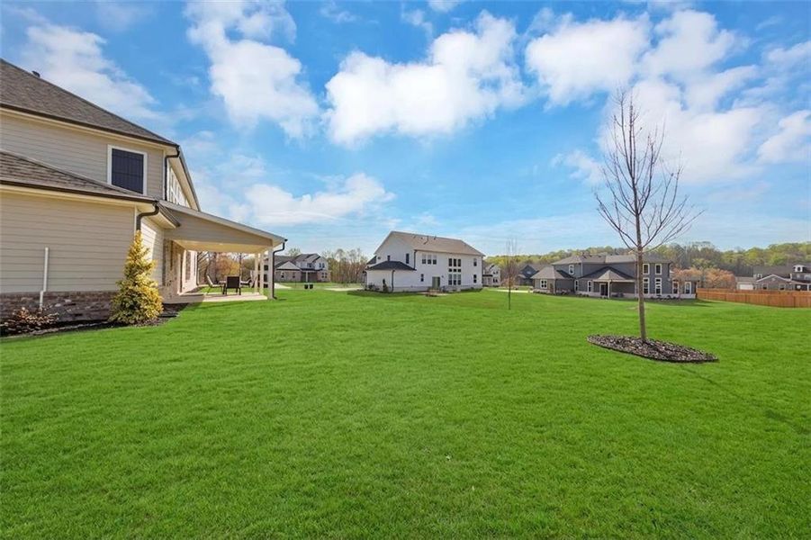 Exterior details and patio area of a home in Conner Farm, Dawsonville (Image 4).