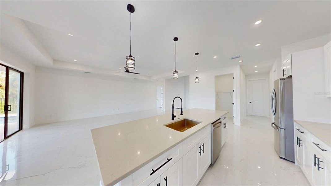 Furnished interior view inside a new home in , Punta Gorda (Image 15).