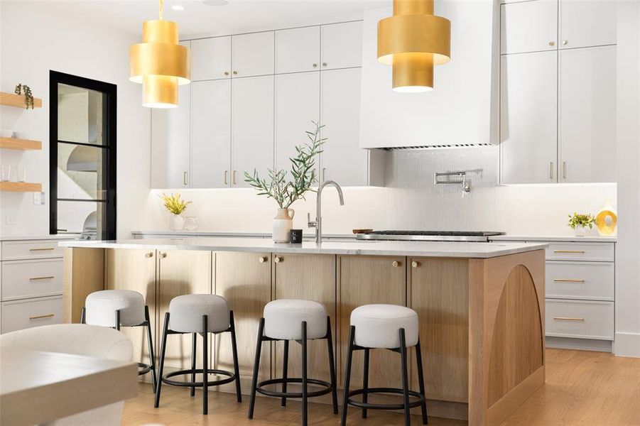 Furnished interior view inside a new home in , Dallas (Image 13).