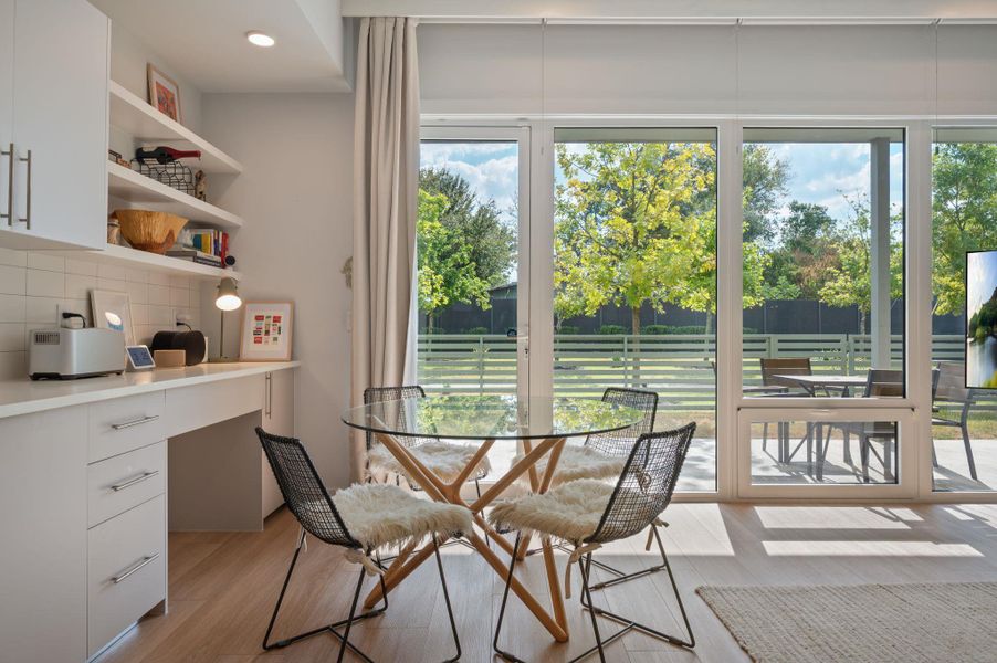 Furnished interior view inside a new home in , Austin (Image 26). Furnished interior view inside a new home in , Austin (Image 26).