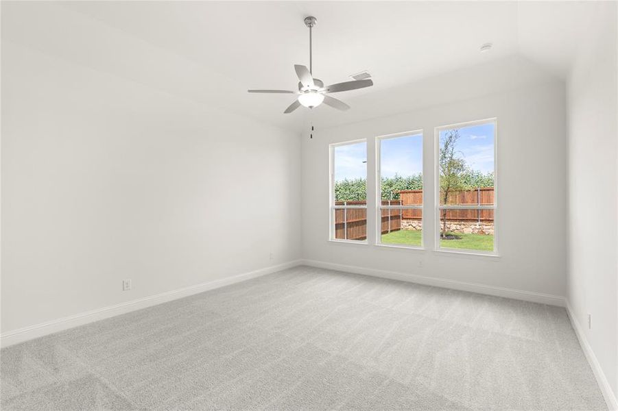 Spacious, unfurnished interior of a new home in Milrany Ranch, Melissa (Image 35). Spacious, unfurnished interior of a new home in Milrany Ranch, Melissa (Image 35).