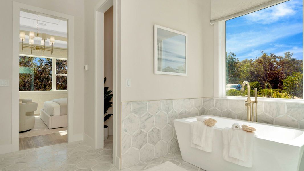 The Primary Bathroom The Primary Bathroom