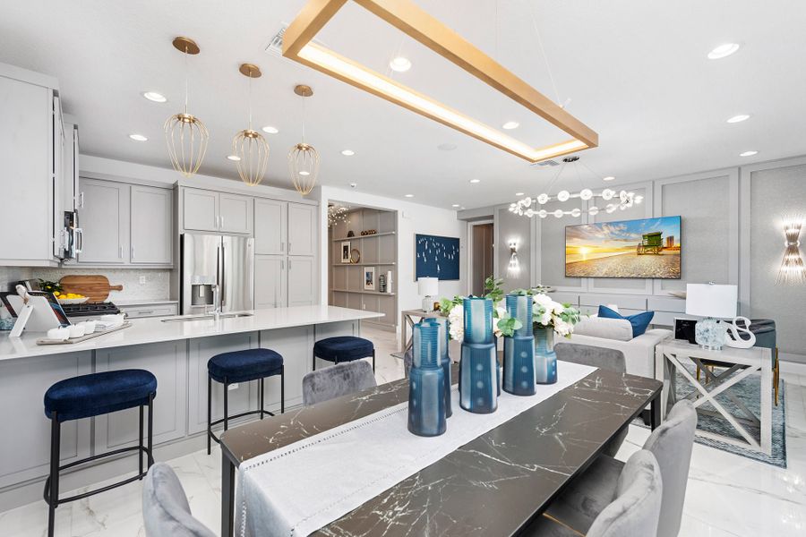 Representative furnished interior of a home built from the Abaco by GL Homes in Valencia Parc at Riverland, Port St. Lucie (Image 10).