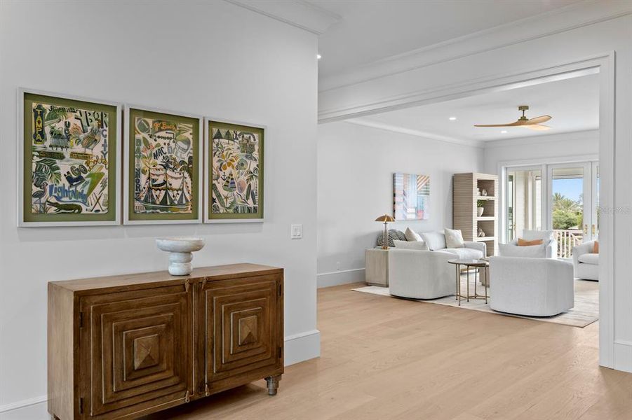 Furnished interior view inside a new home in , Tampa (Image 40).
