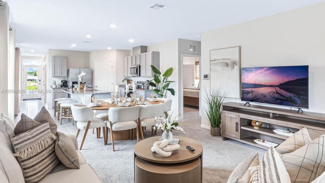 Furnished interior view inside a new home in Cascades, Davenport (Image 11).