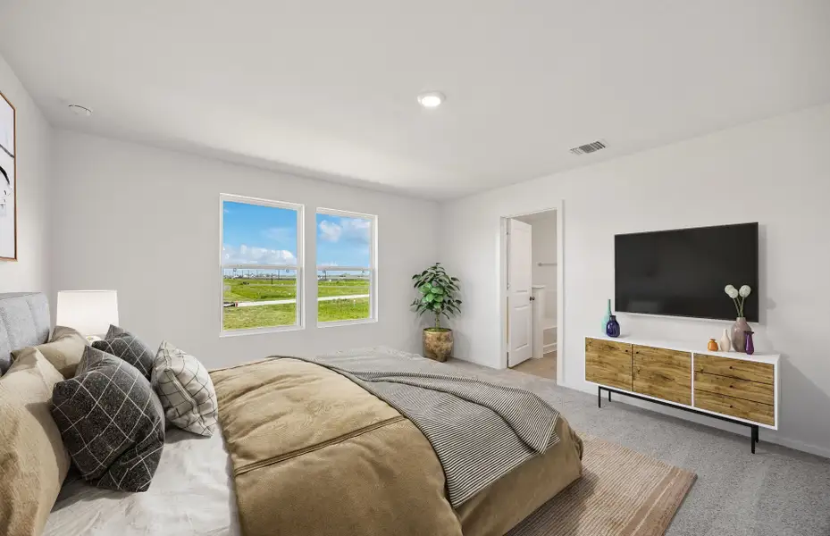 Furnished interior view inside a new home in Windcress, Cove (Image 5).