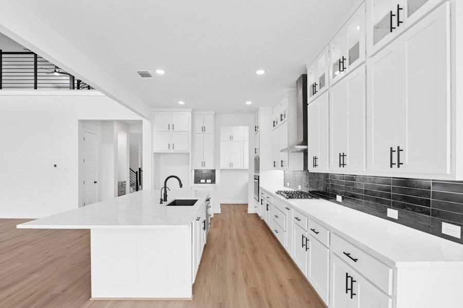 Furnished interior view inside a new home in Santa Rita Ranch, Liberty Hill (Image 7).