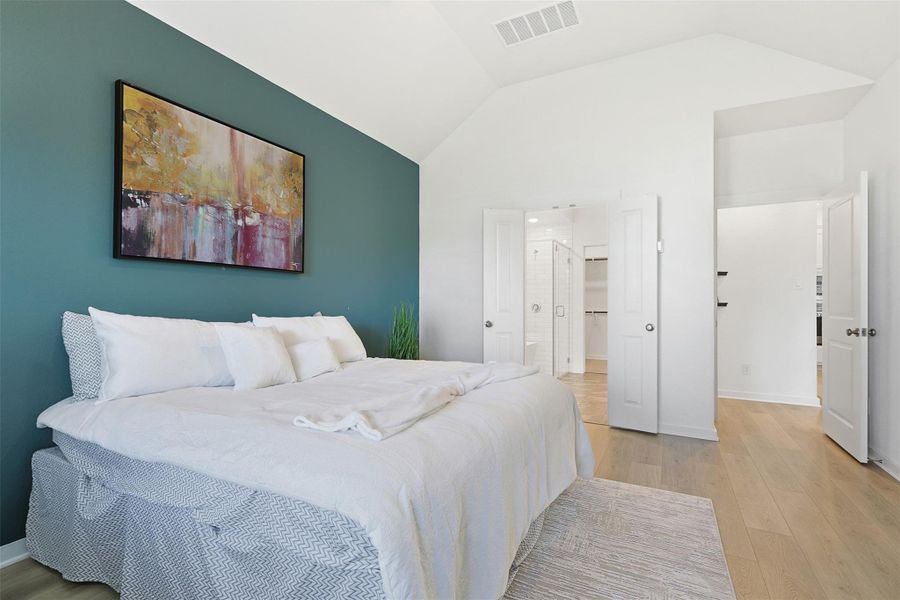 Furnished interior view inside a new home in Grand Central Park: 40ft. lots, Conroe (Image 28). Furnished interior view inside a new home in Grand Central Park: 40ft. lots, Conroe (Image 28).