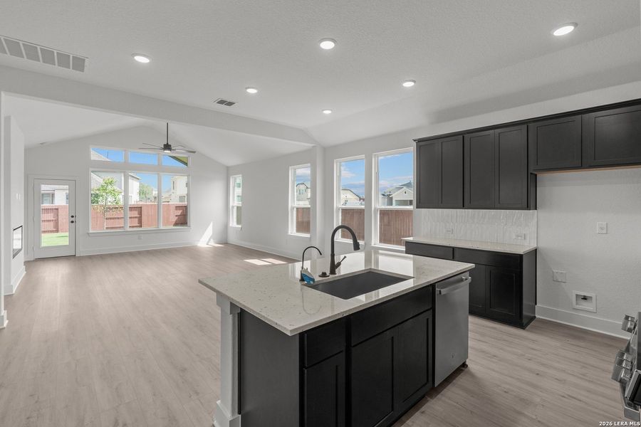 Furnished interior view inside a new home in Stillwater Ranch, San Antonio (Image 9). Furnished interior view inside a new home in Stillwater Ranch, San Antonio (Image 9).
