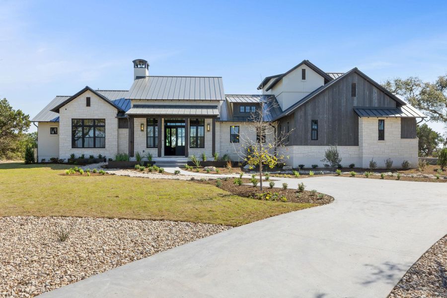 Beautiful view of front of home (garage is off to the side)