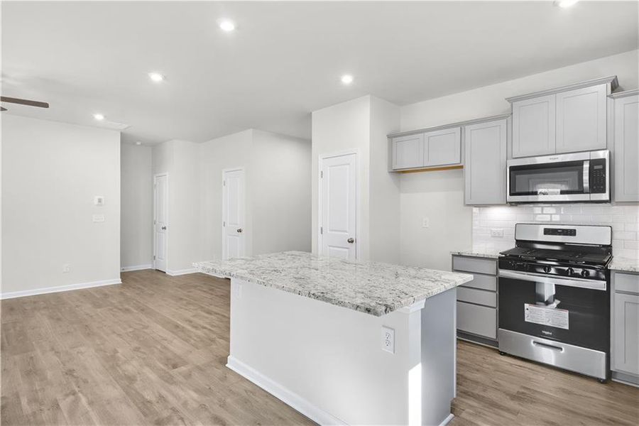 Furnished interior view inside a new home in Enclave at Parkway Village, Fairburn (Image 7). Furnished interior view inside a new home in Enclave at Parkway Village, Fairburn (Image 7).