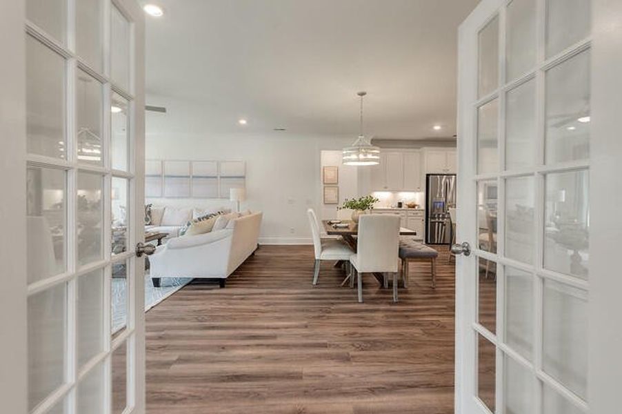 Furnished interior view inside a new home in , Huger (Image 41).