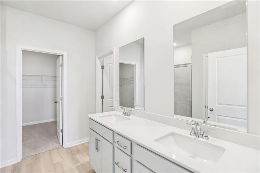 Furnished interior view inside a new home in Westmont Preserve, Powder Springs (Image 13).