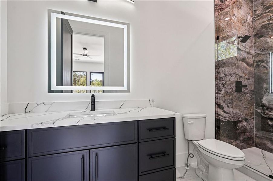 Furnished interior view inside a new home in , Sugar Hill (Image 52).