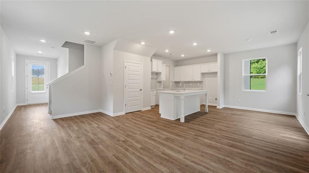 Spacious, unfurnished interior of a new home in Brookland Commons, Monroe (Image 18).