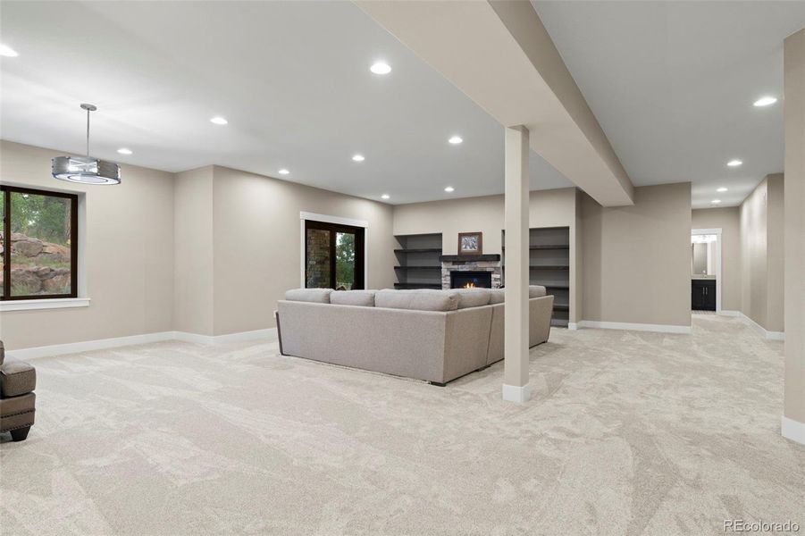 Furnished interior view inside a new home in , Larkspur (Image 26).