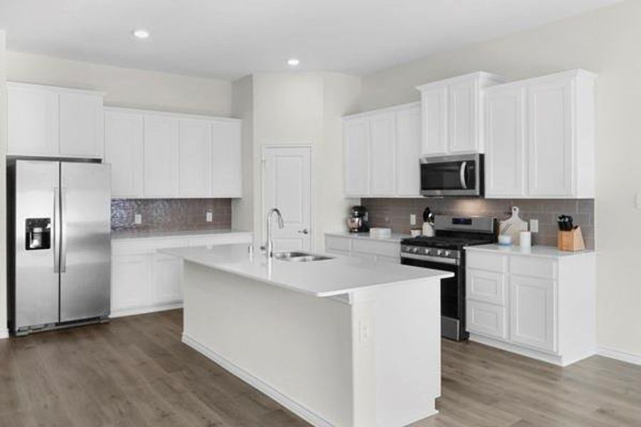 Furnished interior view inside a new home in , Anna (Image 7). Furnished interior view inside a new home in , Anna (Image 7).