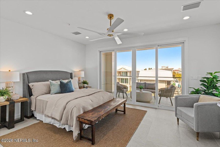Furnished interior view inside a new home in , Jacksonville Beach (Image 9).