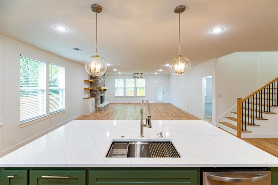 Furnished interior view inside a new home in , Garland (Image 7).