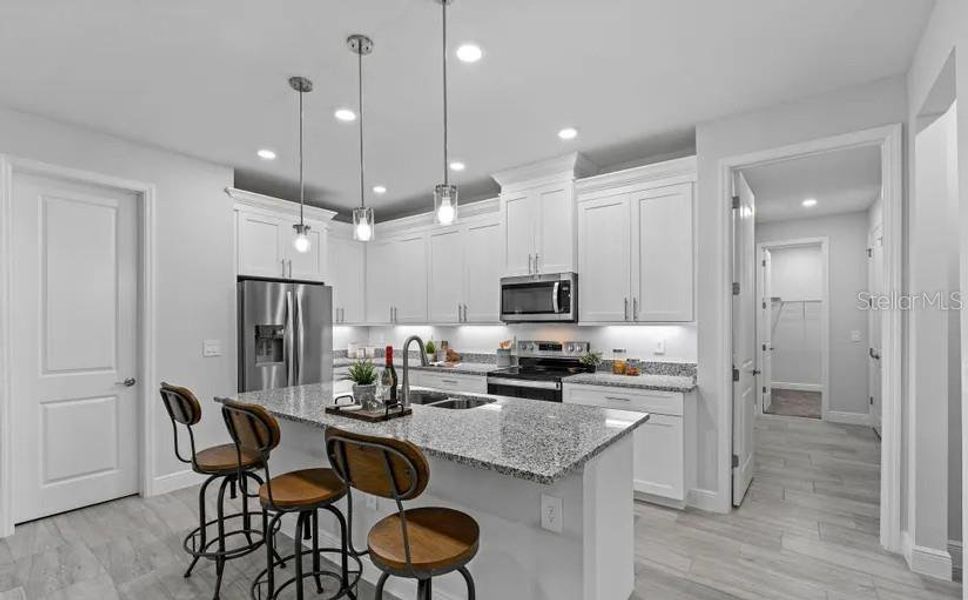 Furnished interior view inside a new home in , Orlando (Image 8). Furnished interior view inside a new home in , Orlando (Image 8).