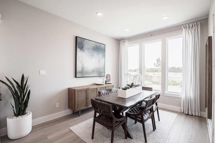 Representative furnished interior of a home built from the Verdin by Tri Pointe Homes in Pecan Ridge, Fulshear (Image 54).