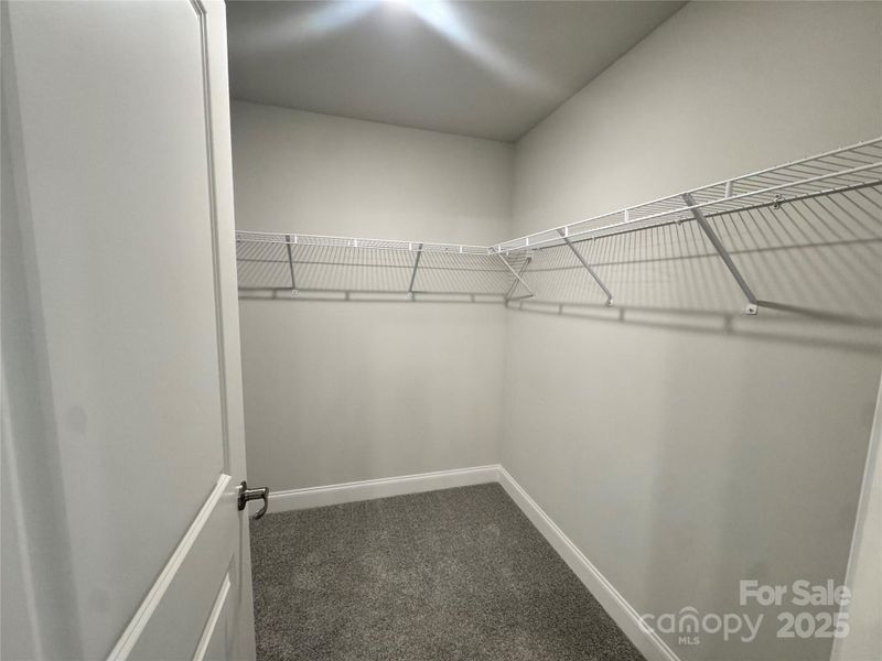 Oversized walk-in closet