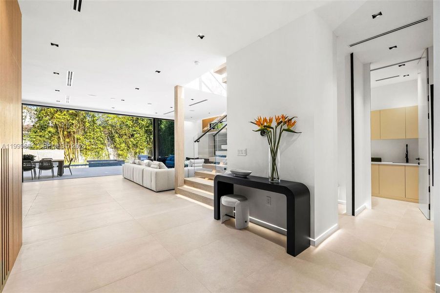 Furnished interior view inside a new home in , Miami Beach (Image 9). Furnished interior view inside a new home in , Miami Beach (Image 9).