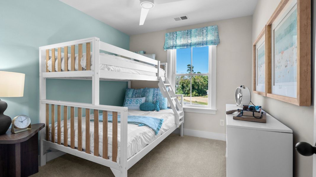 Furnished interior view inside a new home in Park Circle Townhomes, North Charleston (Image 20).