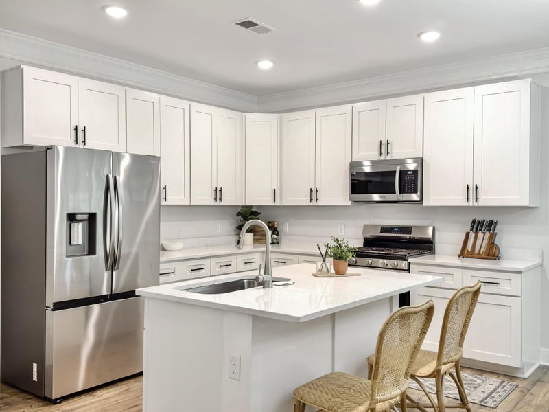 Furnished interior view inside a new home in , James Island (Image 34).