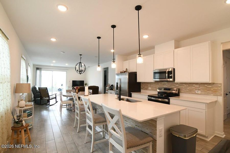 Furnished interior view inside a new home in Forest Crest, Jacksonville (Image 10).