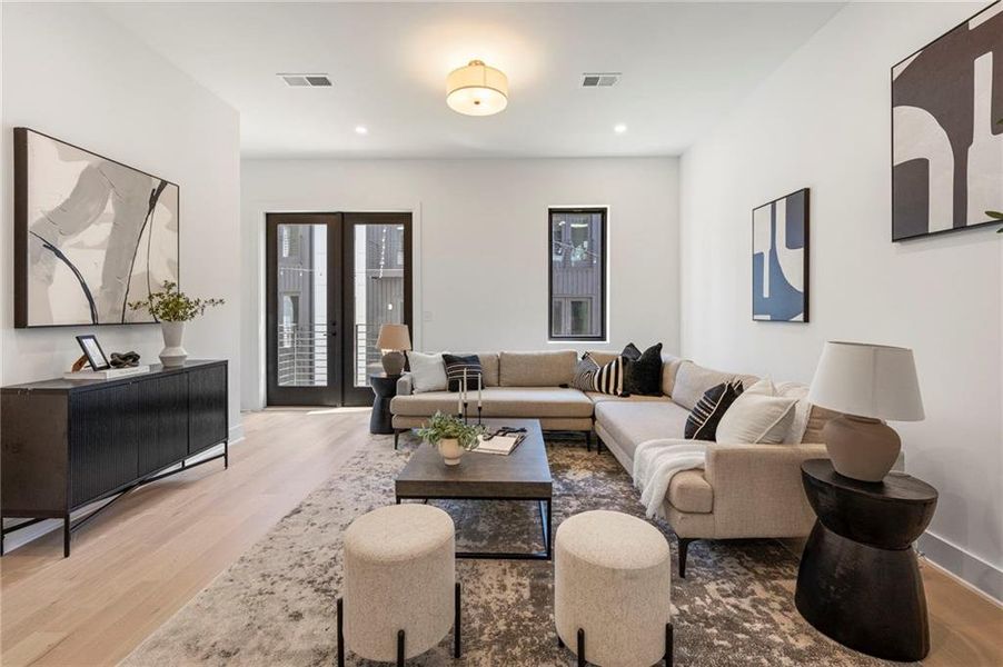 Furnished interior view inside a new home in , Atlanta (Image 15).