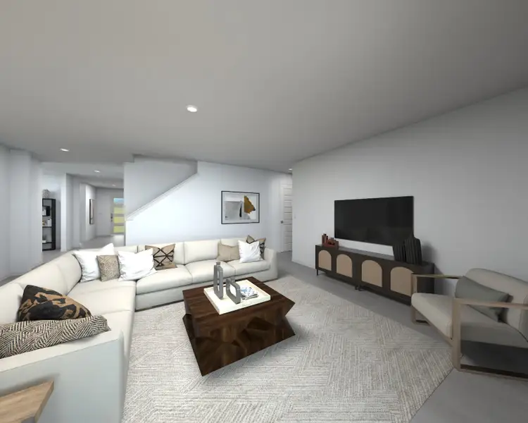 Furnished interior view inside a new home in Two Rivers - Signature Series, Zephyrhills (Image 3).