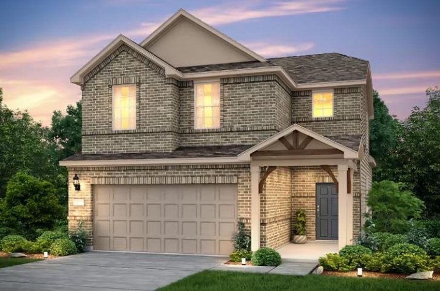 Pulte Homes, Nelson elevation K, rendering