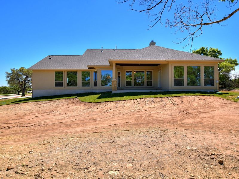Representative exterior details of a home built from the San Simeon I by Giddens Homes in Clearwater Ranch, Liberty Hill (Image 95).