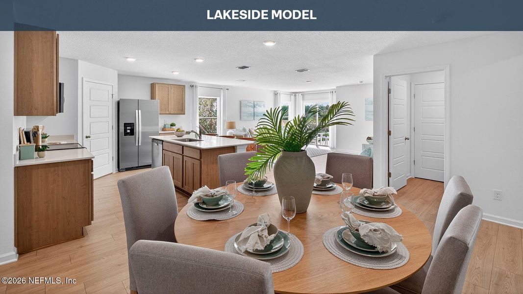 Furnished interior view inside a new home in The Arbors, Jacksonville (Image 13).