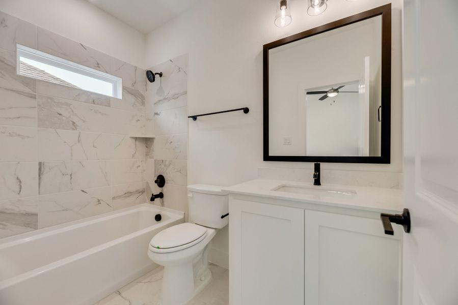 Furnished interior view inside a new home in Fields - 50' Lots, Frisco (Image 9).