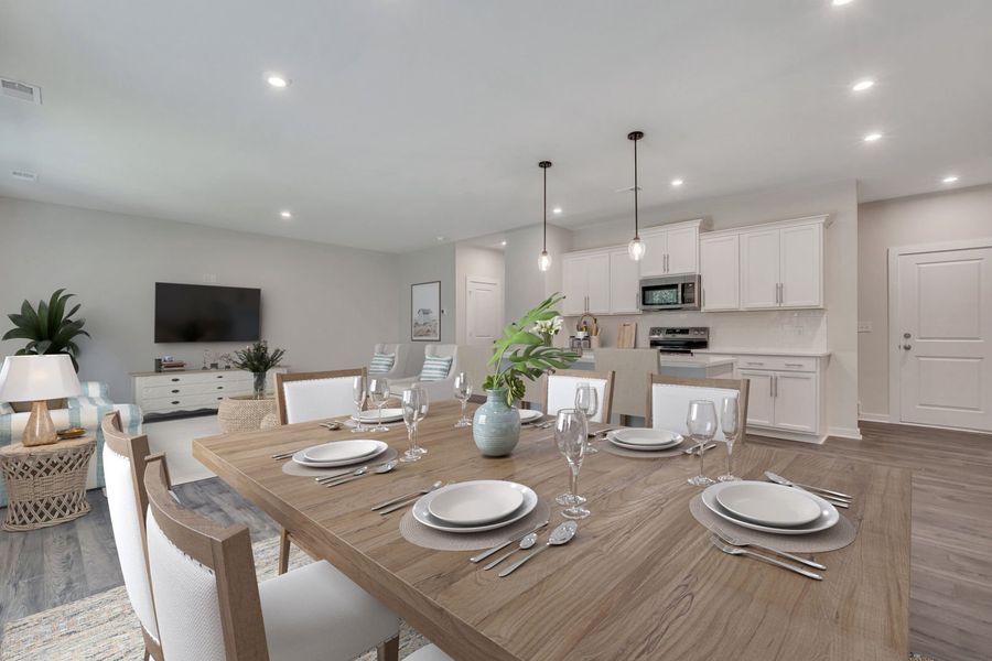 Representative furnished interior of a home built from the The Tyndall by Stanley Martin Homes in Bridgeport Single Family Homes, Greenville (Image 12).
