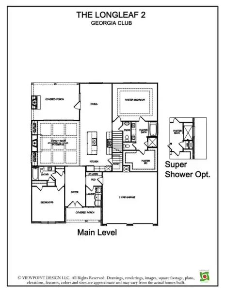 2D floor plan layout of this home in , Statham, GA (Image 3).