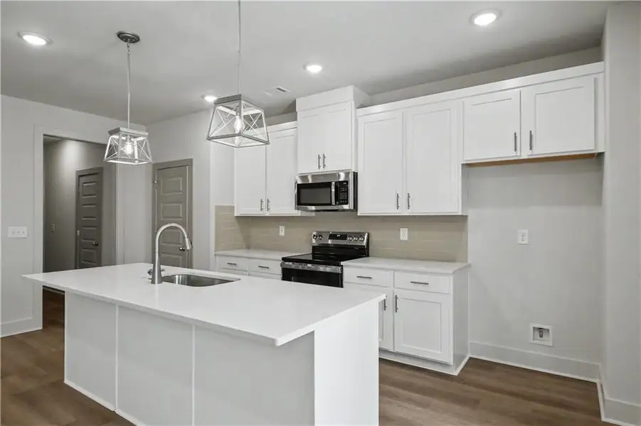 Furnished interior view inside a new home in , Norcross (Image 7).