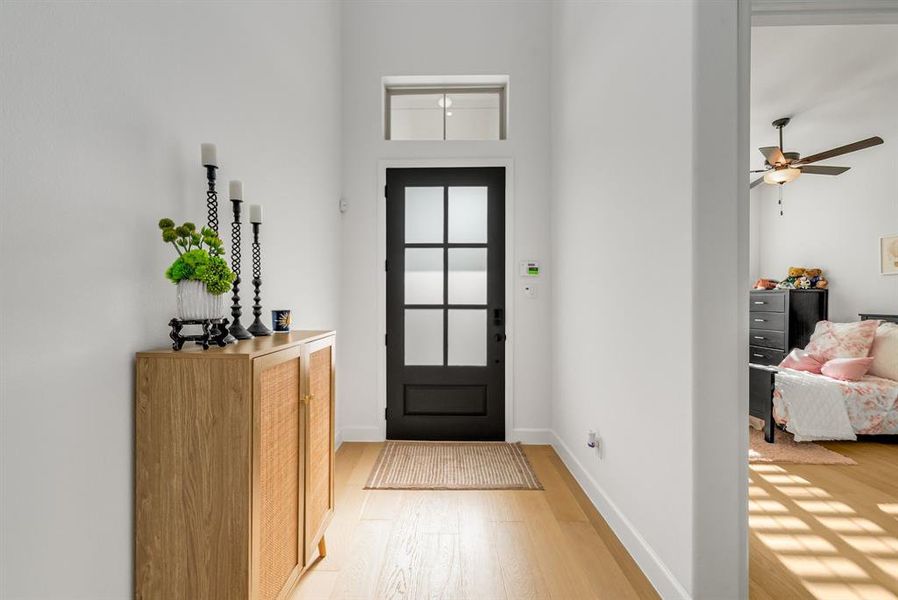 Furnished interior view inside a new home in Fields 50', Frisco (Image 11).