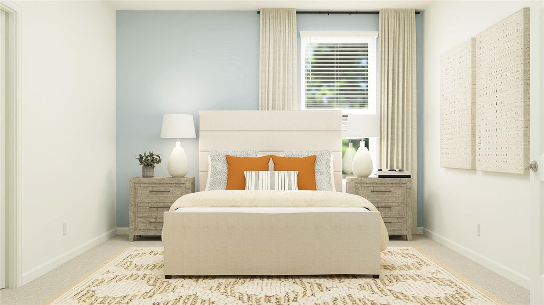 Furnished interior view inside a new home in River Ranch, Dayton (Image 18).
