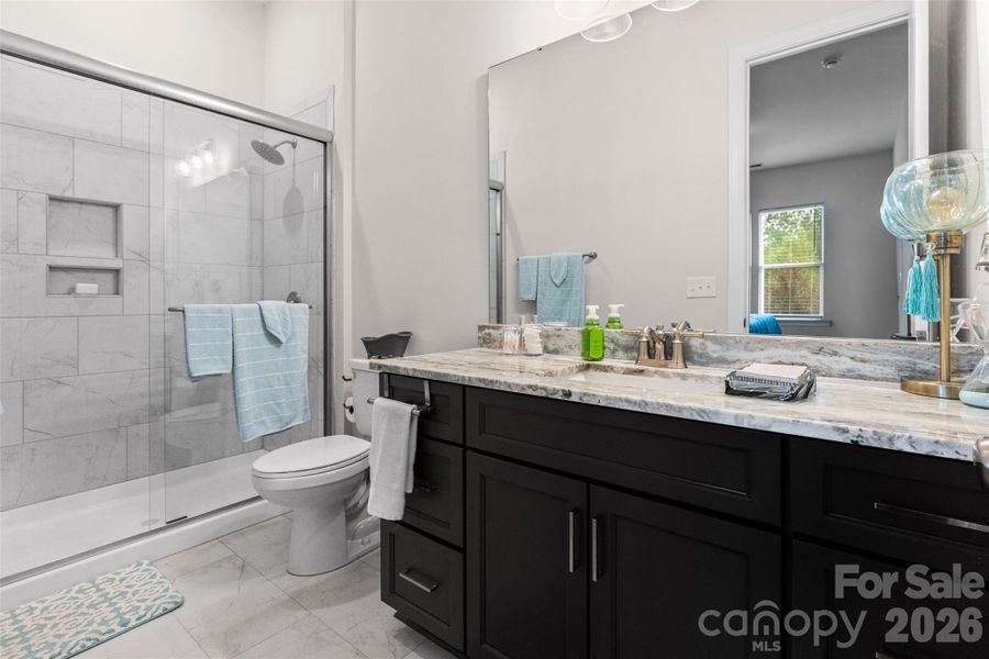 Furnished interior view inside a new home in , Clover (Image 32).