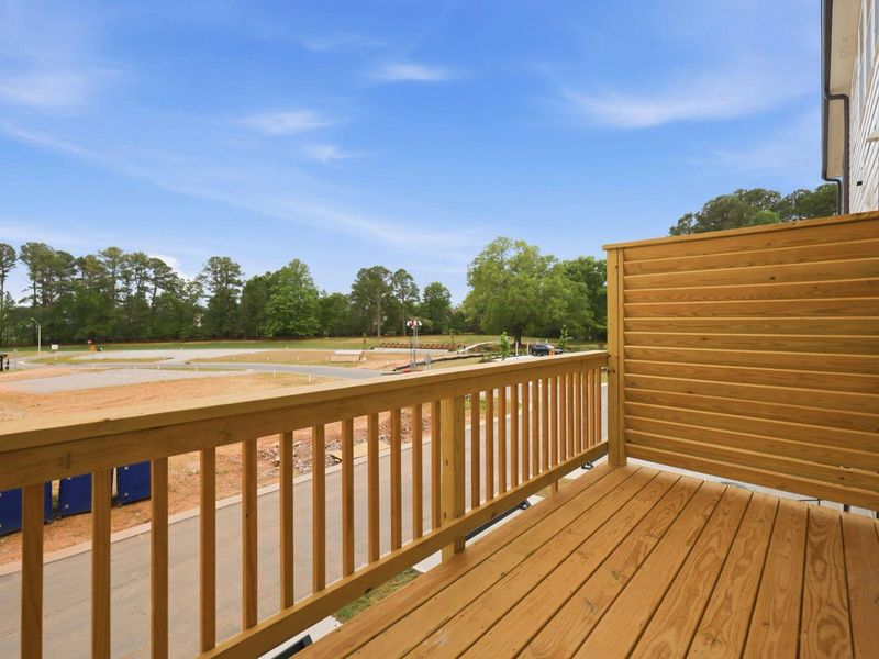 Exterior details and patio area of a home in Camden Park, Knightdale (Image 3).