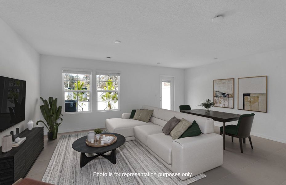 Furnished interior view inside a new home in Normandy Pines, Jacksonville (Image 8).