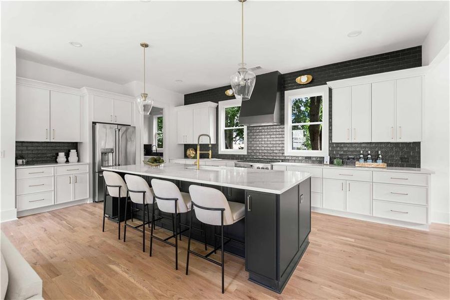 Furnished interior view inside a new home in , Atlanta (Image 3).