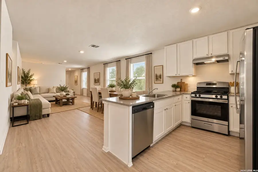 Furnished interior view inside a new home in Ruby Crossing, San Antonio (Image 4).