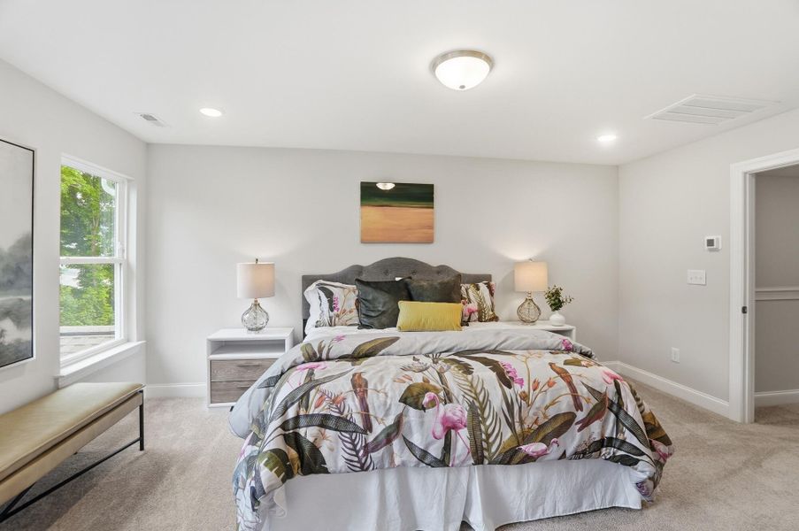 Furnished interior view inside a new home in Harrisburg Village Townhomes, Harrisburg (Image 15). Furnished interior view inside a new home in Harrisburg Village Townhomes, Harrisburg (Image 15).